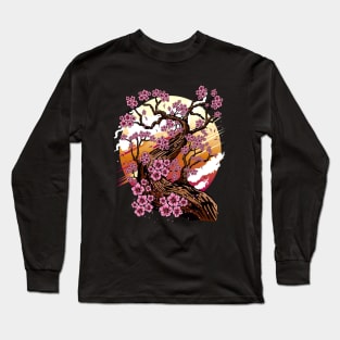 Wild Cherry Blossom Long Sleeve T-Shirt